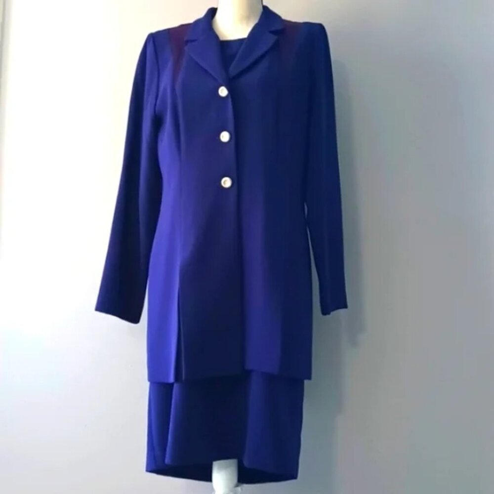 Vintage Danny & Nicole Women's 2 Pieces Dress Suit Size 14